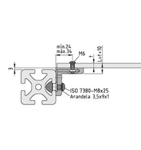 Escuadra multi 12 Zn 2