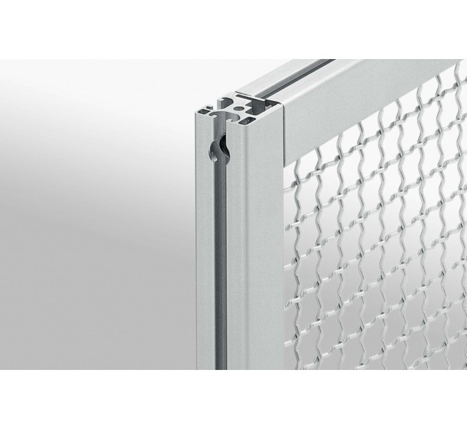 Perfil brida 8 40x40 natural
