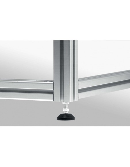 Pie D40 M8x60 negro