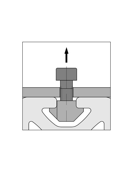 Tuerca 8 Zn M4 zincado