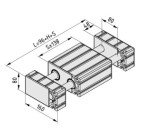 Set guía casquillo de bolas 8 160x80 D25 2