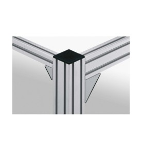 Escuadra 6 60x60 Zn similar al RAL 9006 aluminio