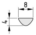 Perfil tuerca 5 St inoxidable 2