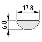 Perfil tuerca 8 St HD zincado 2