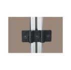 Bisagra doble 6 PA negro