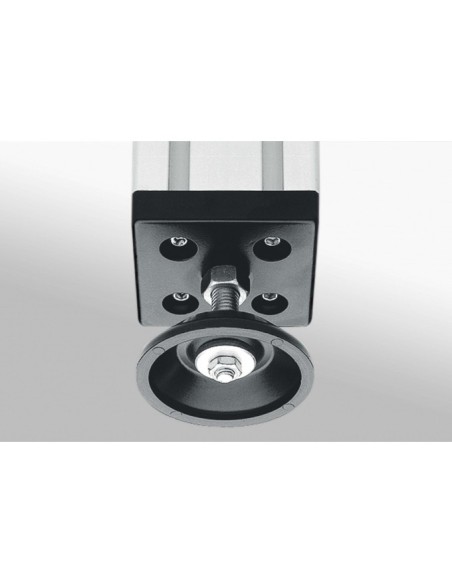 Pie D60 M10x120 negro