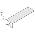 Fleje perfil brida 8 30x015 E inoxidable 2