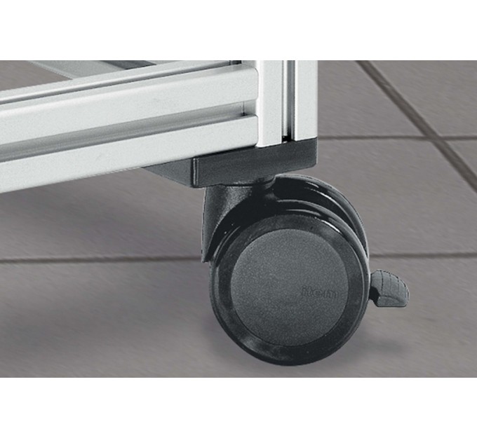 Rueda giratoria D65 con freno