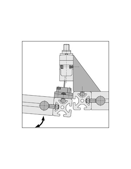 Kit fijación 6-8 para interruptorcierre seguridad compacto
