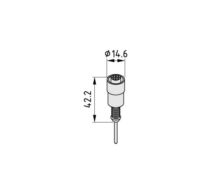 Cable conector M12x1 interruptor seguridad...