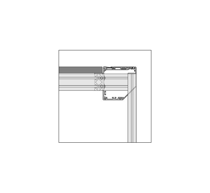 Perfil tapa 160 KW natural