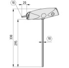 Llave Allen en T SW10 2
