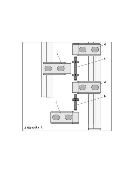 Perno bisagra D8x51