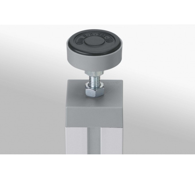 Pie X D40 M8x80 gris similar al RAL 7042