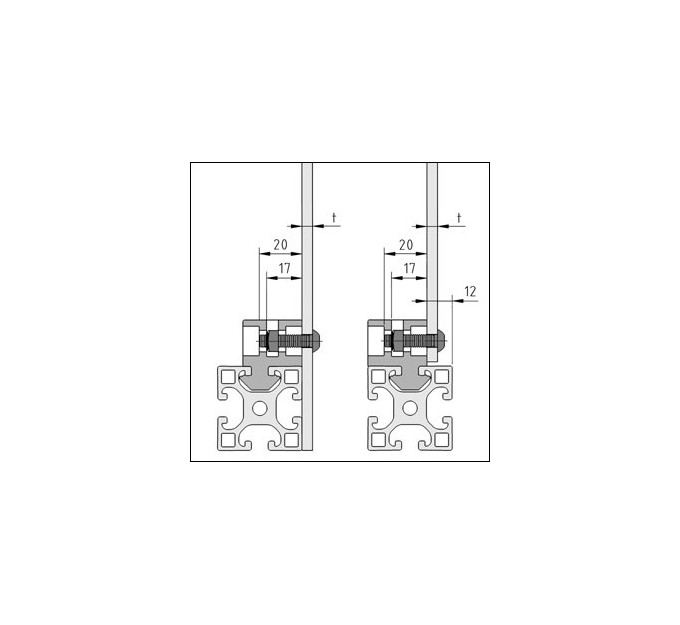 Multiblock X 8 PA 012mm gris