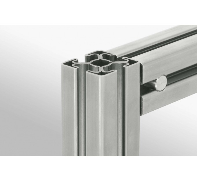 Perfil St 8 40x40 inoxidable