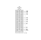 Pie angular 8-12 240x100 similar al RAL 9006 aluminio