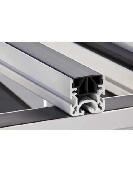 Carrilera 8 40x40 Perfil deslizamiento ESD negro