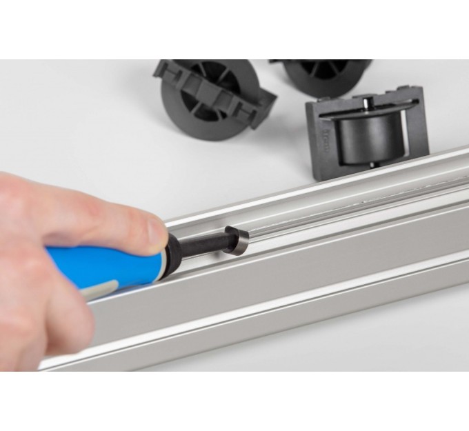 Roldana insertable D30 ESD negro similar al RAL...