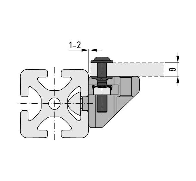 Kit tornillo de seguridad Multiblock 8