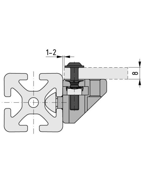 Kit tornillo de seguridad Multiblock 8