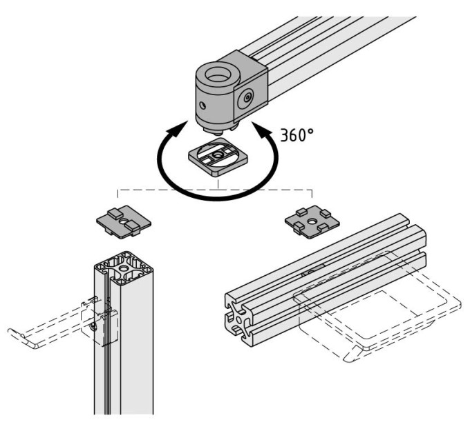 Brazo articulado doble 8 695