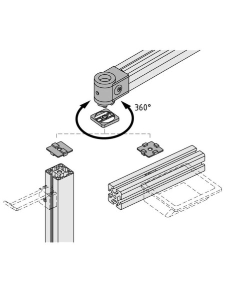Brazo articulado doble 8 695