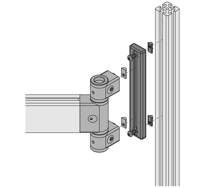 Brazo articulado Regulador de altura 8 150