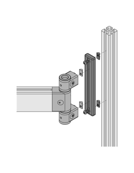 Brazo articulado Regulador de altura 8 150