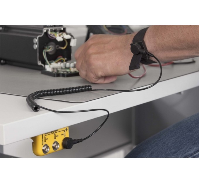 Cable de conexión ESD DK10 helicoidal
