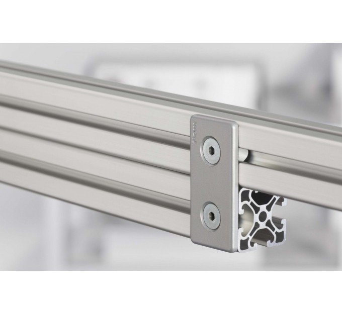 Pletina 10 50 similar al RAL 9006 aluminio