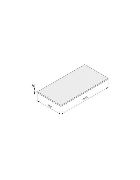 Tablero 40-1800x750 haya multiplex lacado UV