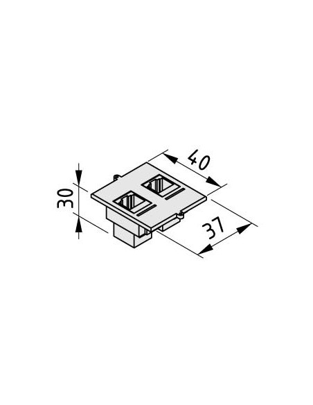 Base multi Inserto RJ45