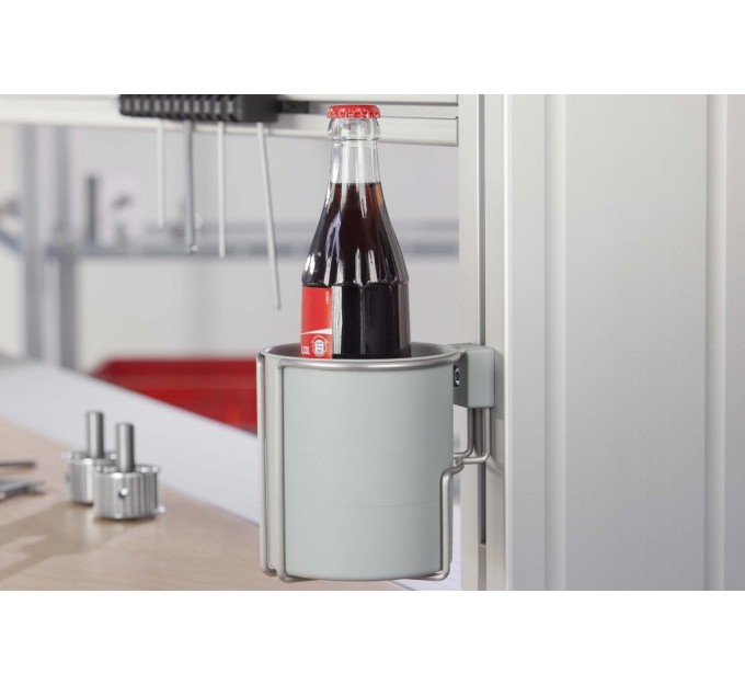 Soporte botella 8 gris similar al RAL 7042