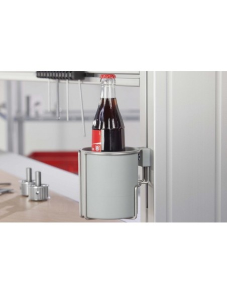 Soporte botella 8 gris similar al RAL 7042