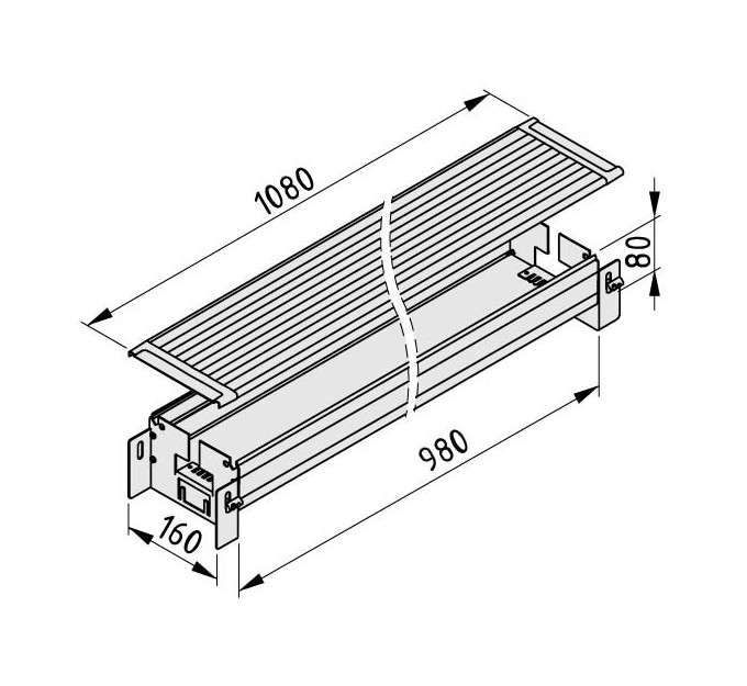 Canal para cables E 1200