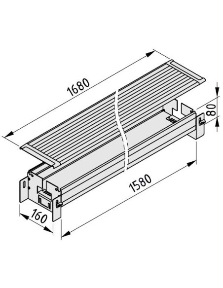 Canal para cables E 1800