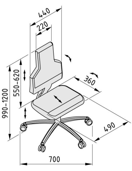 Silla PU ESD