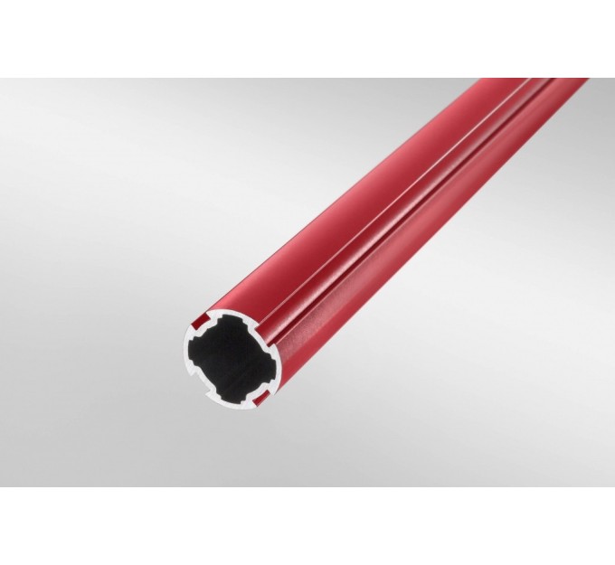 Tubo perfilado D30 rojo similar al RAL 3020