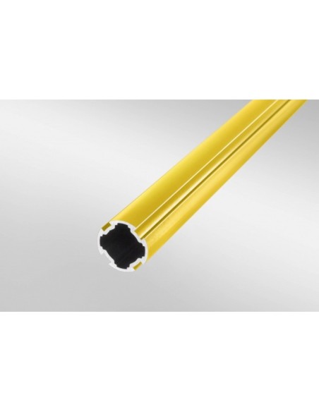 Tubo perfilado D30 amarillo similar al RAL 1021