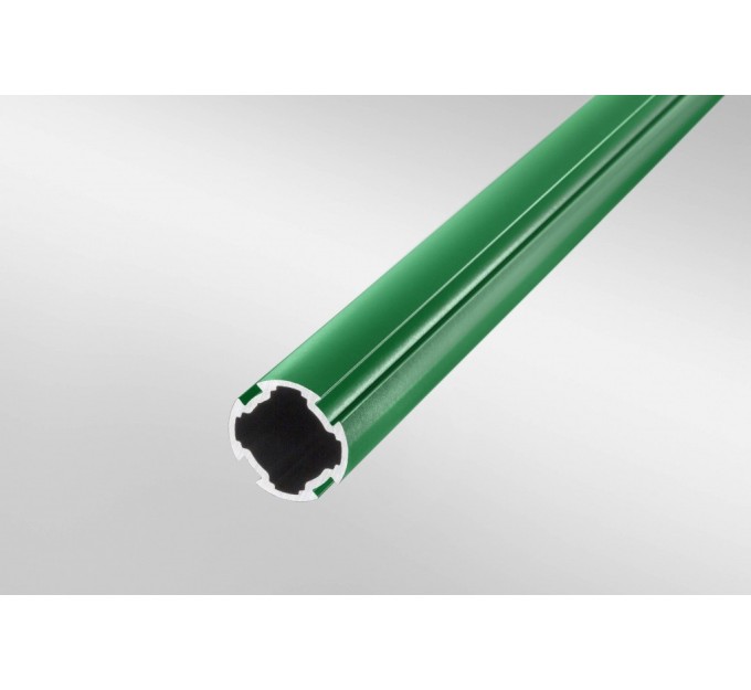 Tubo perfilado D30 verde similar al RAL 6024