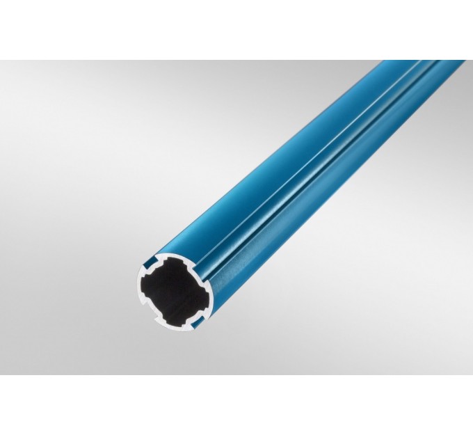 Tubo perfilado D30 azul similar al RAL 5017