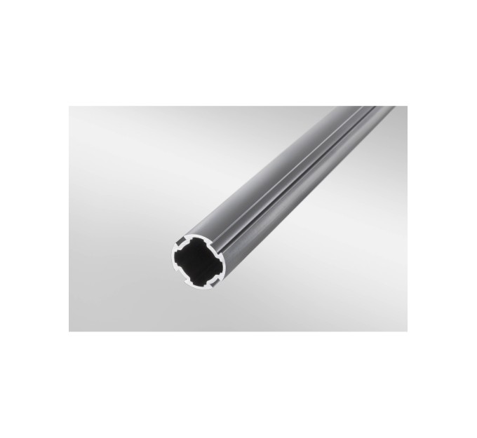 Tubo perfilado D30 gris similar al RAL 7042