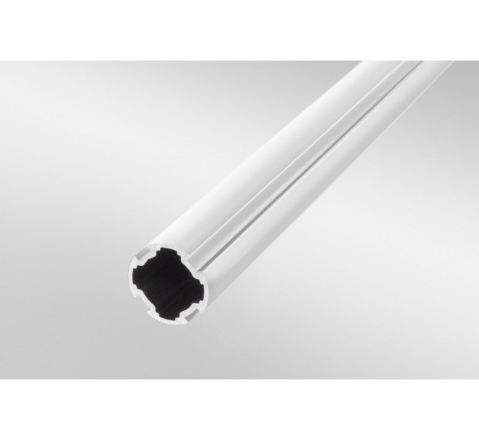 Tubo perfilado D30 blanco similar al RAL 9016