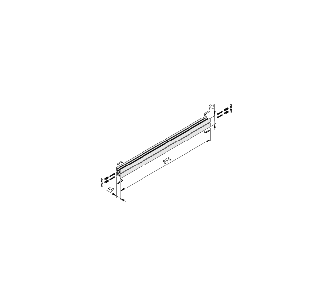 Soporte de contenedor L-T8 F