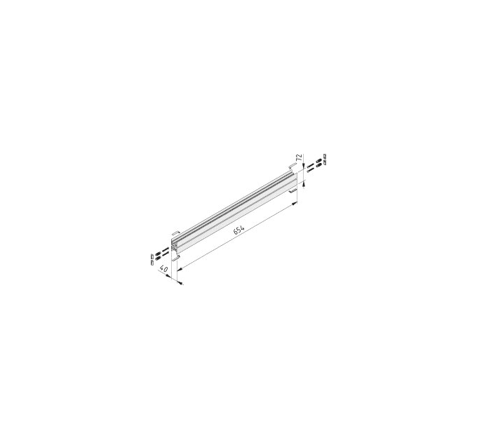 Soporte de contenedor L-T6 F