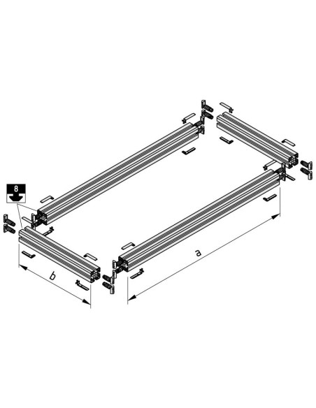 Kit travesaños U6