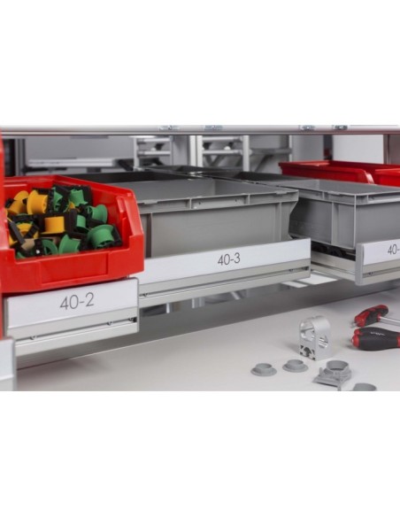 Perfil rótulo 8 40 E-160  gristransparente