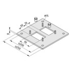 Perfil columna de instalación Placa base 2