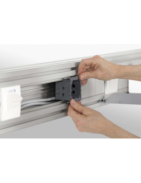 Caja de montaje K76 1 toma gris